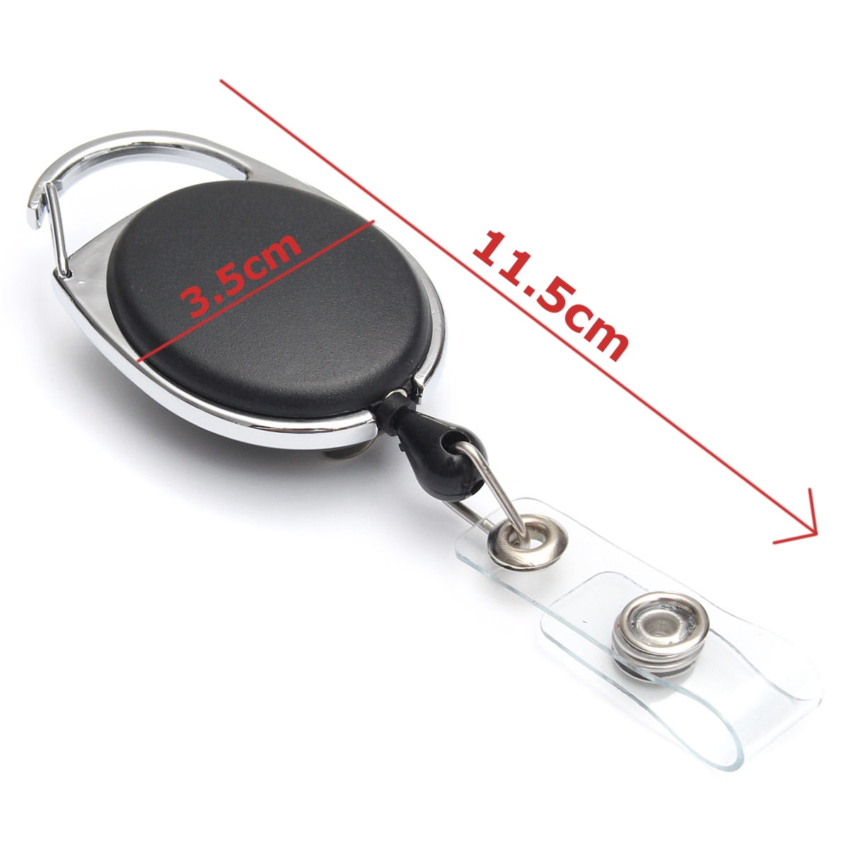 Dodge Lanyard White with Red Logo 1 inch x 22 inch Key Chain ID Badge Card Holder Hanger